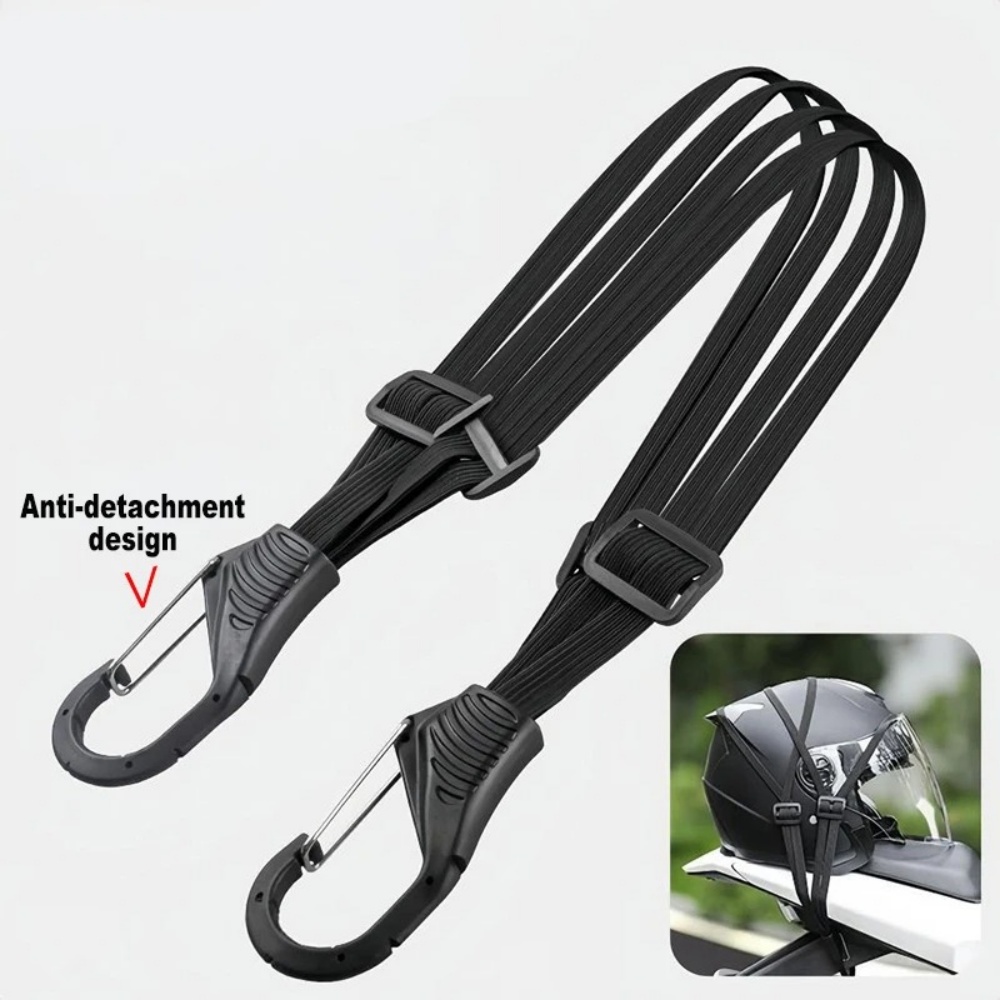 Motorcycle Gear Hanger - Motorcycle Luggage Strap Universal Elastic Suitcase