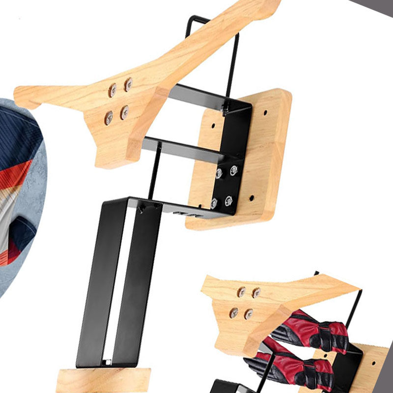 Wood Motorcycle Helmet Holder  - Motorcycle Gear Hanger ulasan dan harga