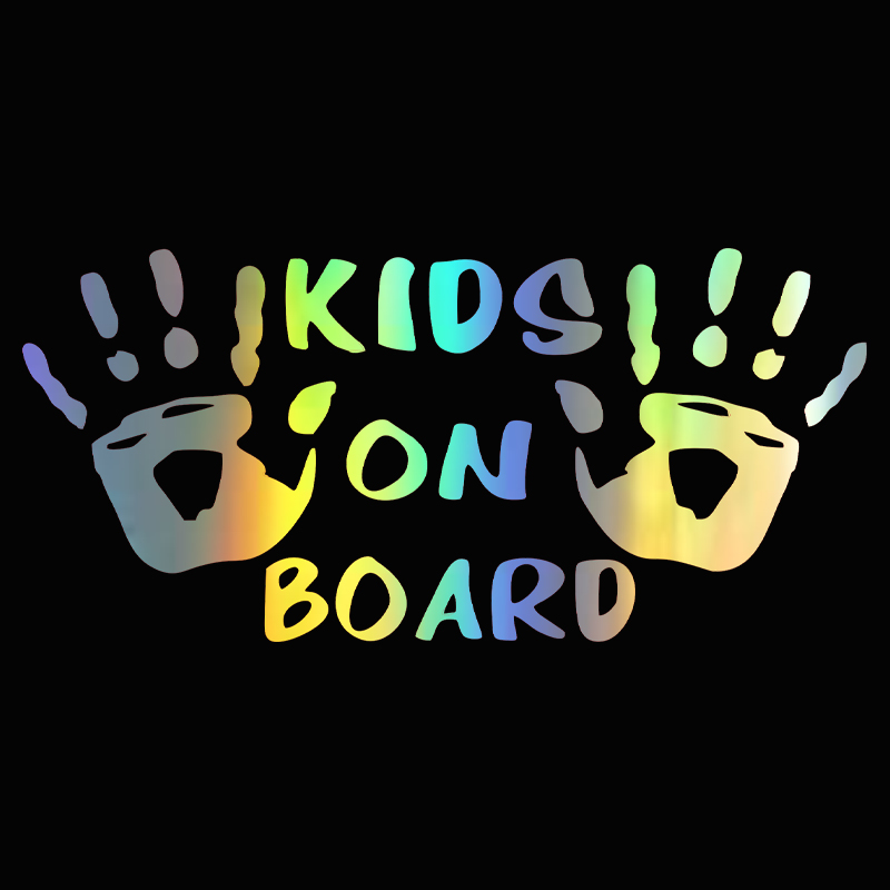 3D Car Sticker KIDS ON BOARD C - Motorcycle Gear Equipment ulasan dan harga