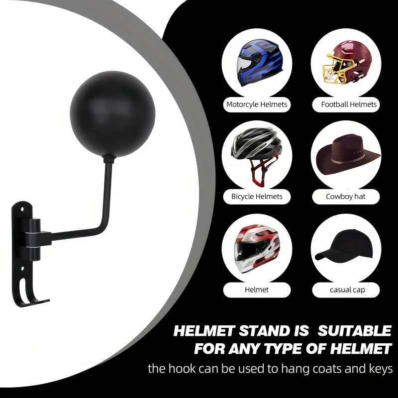 180° Swivel Motorcycle Helmet  - Motorcycle Gear Hanger ulasan dan harga