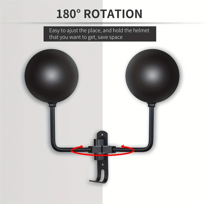 180° Swivel Motorcycle Helmet  - Motorcycle Gear Hanger ulasan dan harga