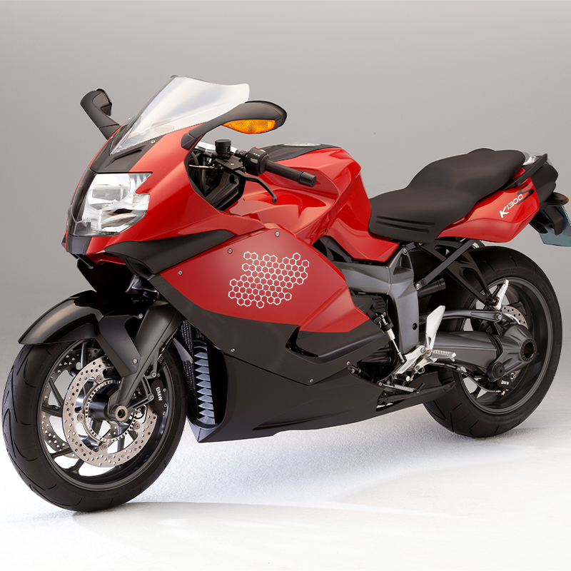 Motorcycle Sticker Honeycomb H - Motorcycle Gear Equipment ulasan dan harga