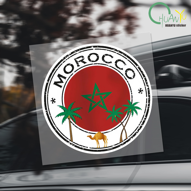 Creative Morocco Stickers Moro - Motorcycle Gear Equipment ulasan dan harga