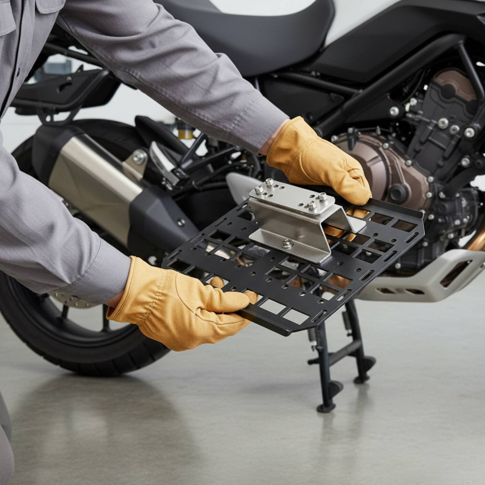 Motorcycle Side Box Hanger Sty - Motorcycle Gear Hanger ulasan dan harga