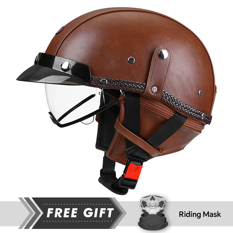 DOT Approved Men Women Half Fa - Motorcycle Gear Store ulasan dan harga