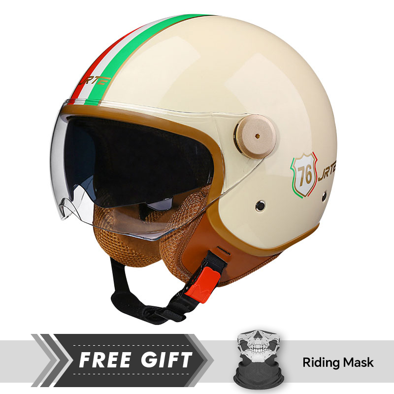 Double Lens Open Face Motorcyc - Motorcycle Gear Store ulasan dan harga