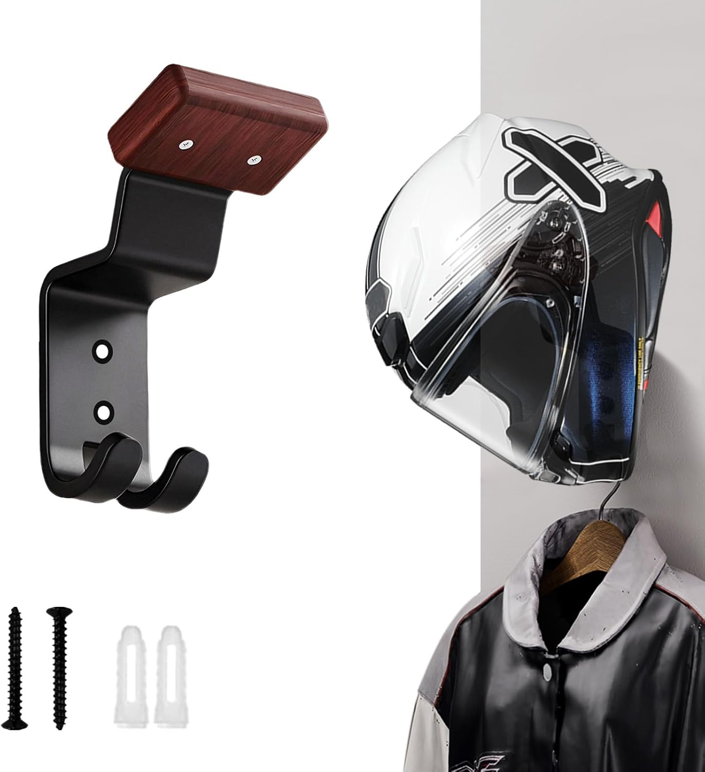 Motorcycle Helmet Holder Wall  - Motorcycle Gear Hanger ulasan dan harga